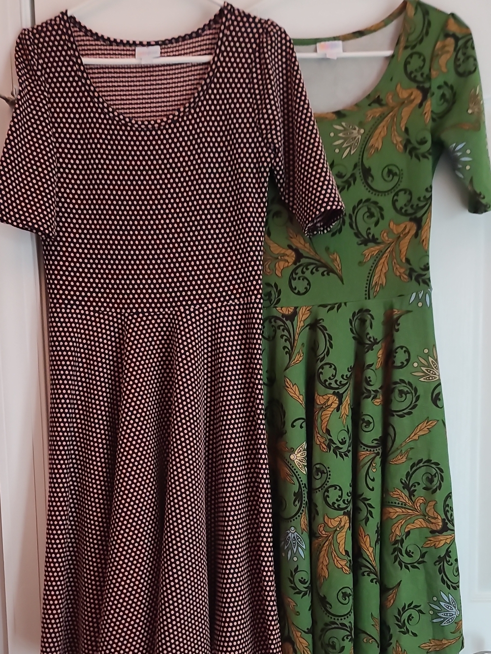 LuLaRoe Bundle Nicole Dresses Large And Med